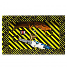 Набір сувенірних ножів дерев'яних SO-2 "КЕРАМІТ GOLD & КУНАЇ AUGUSTITE" SO2-13-B