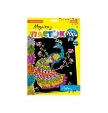 Набір для творчості мозаїка з паєток "Павич" НТ-28-14