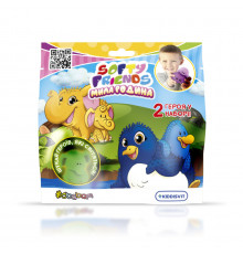 Стретч-игрушка в виде животного Милая семья #sbabam 8/SC22 серия "Softy friends"