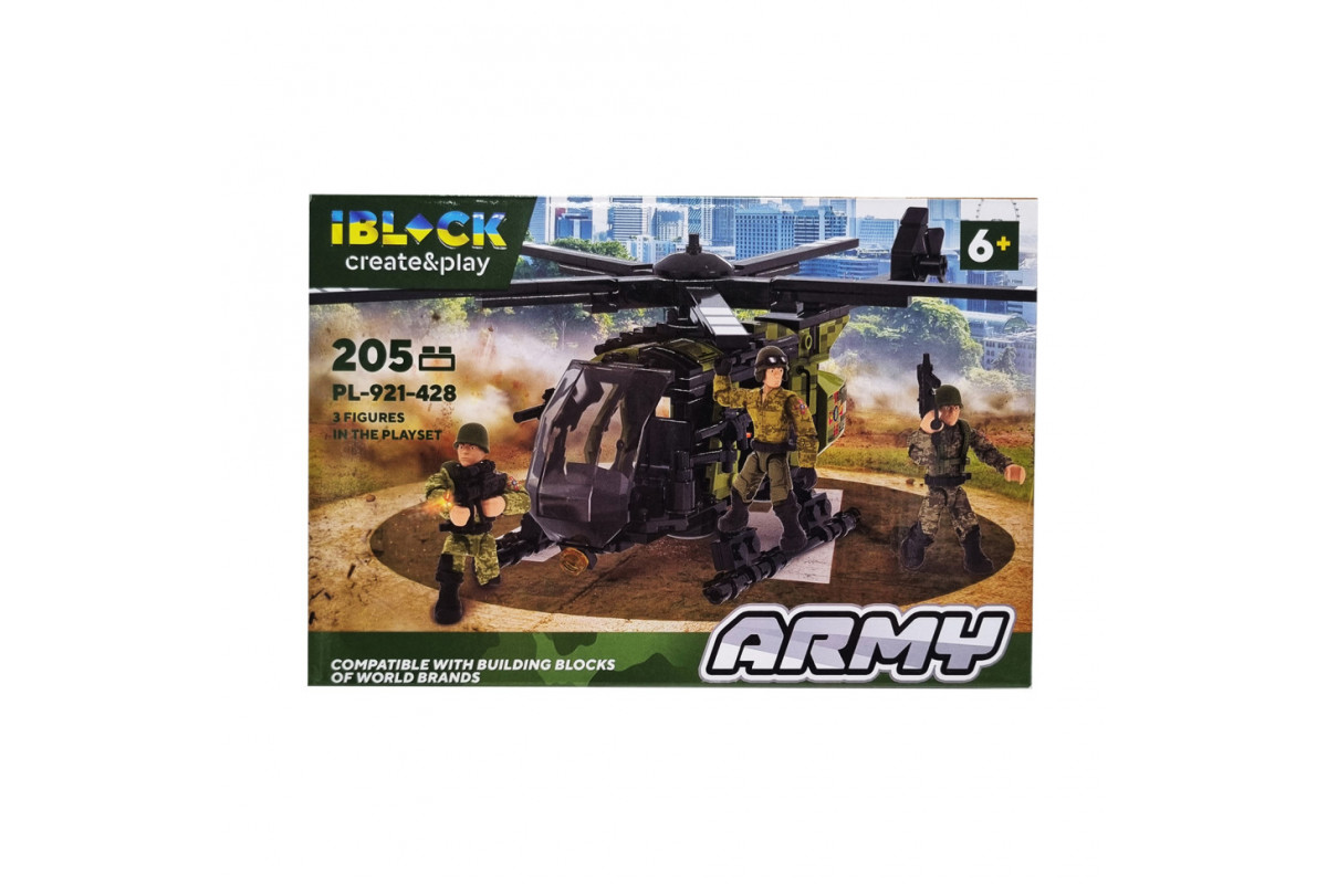 Конструктор Армия IBLOCK PL-921-428, 4 вида Вид 3
