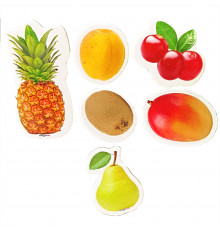 Детский набор магнитов "Фрукты и ягоды" ML4032-20 в наборе 6 магнитов