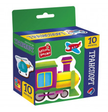 Детский набор магнитов "Транспорт" VT3106-35, 10 магнитов