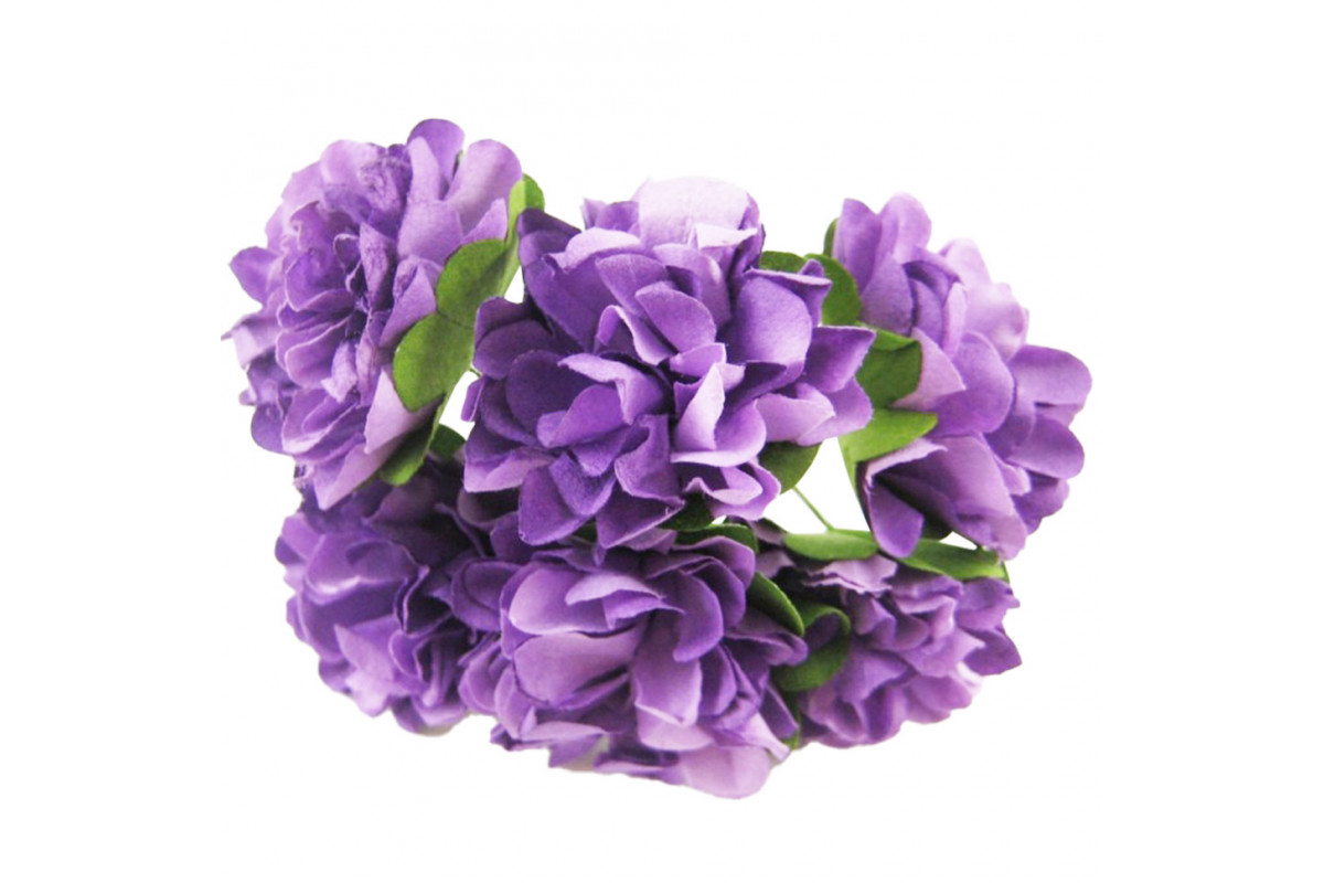 Декоративні квітки для творчості KV-720 пучок 6 штук