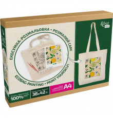 Набір для творчості екосумка-розмальовка "Лимони" N0003610, 38х42 см