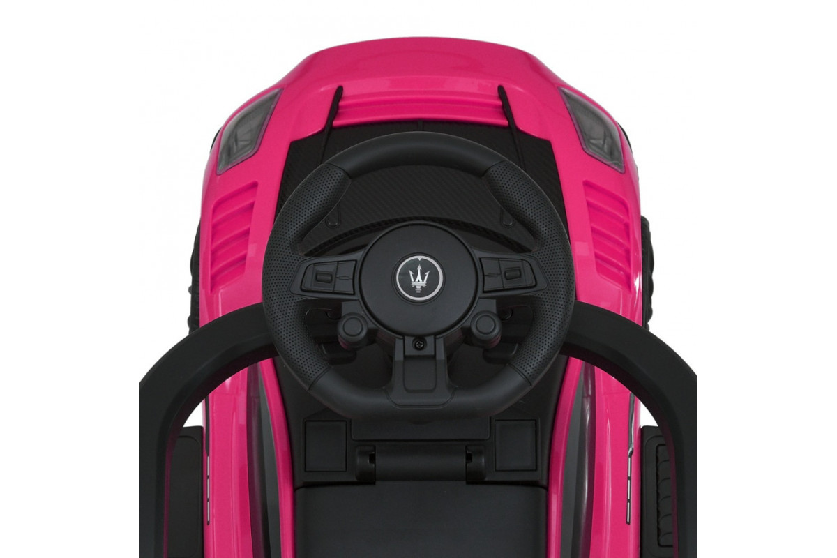 Детская каталка-толокар 2 в 1 M 5106-8 розовй, с родителькой ручкой