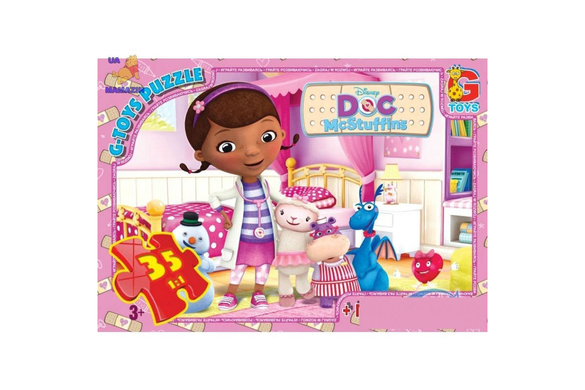 Детский пазл "Доктор Плюшева" DP00640 плакат 35 элементов