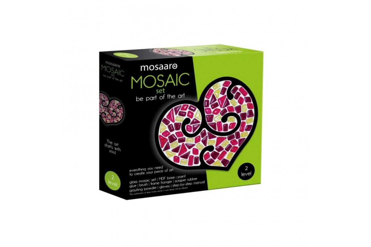 Детский набор для творчества хрустальная мозаика "Сердце" MA2005