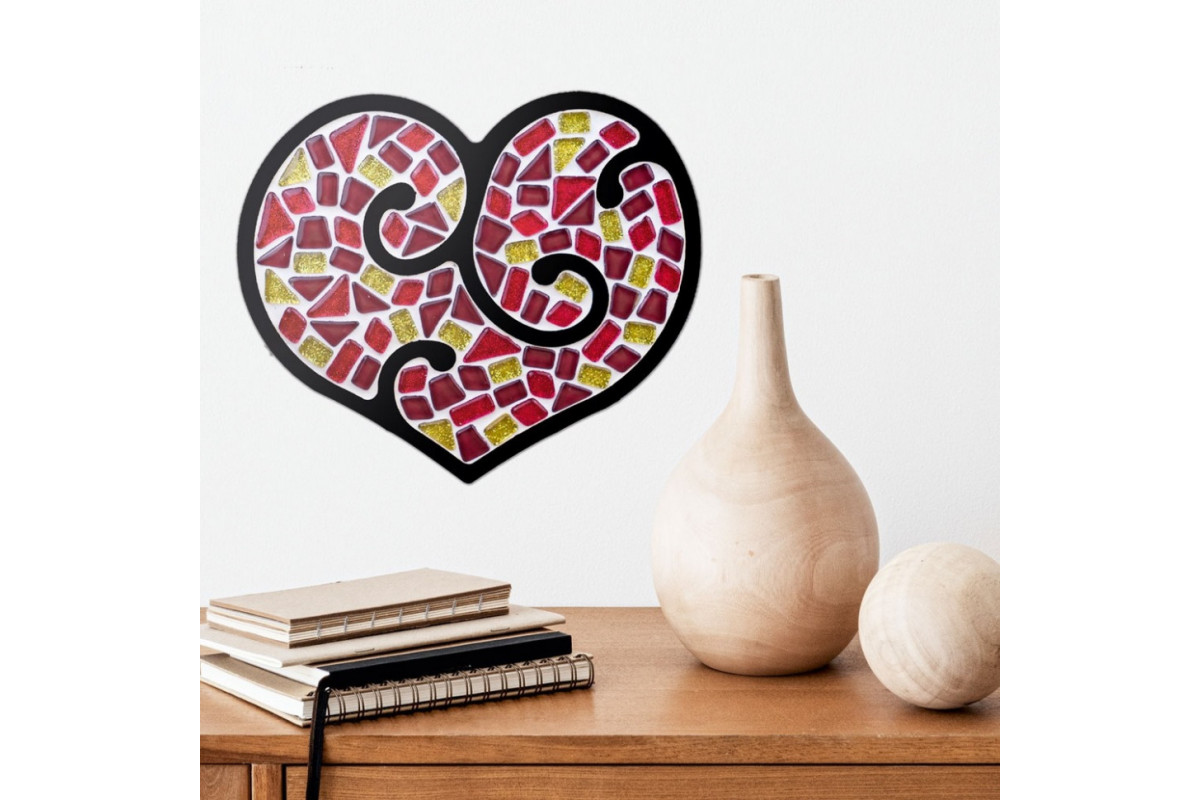 Детский набор для творчества хрустальная мозаика "Сердце" MA2005