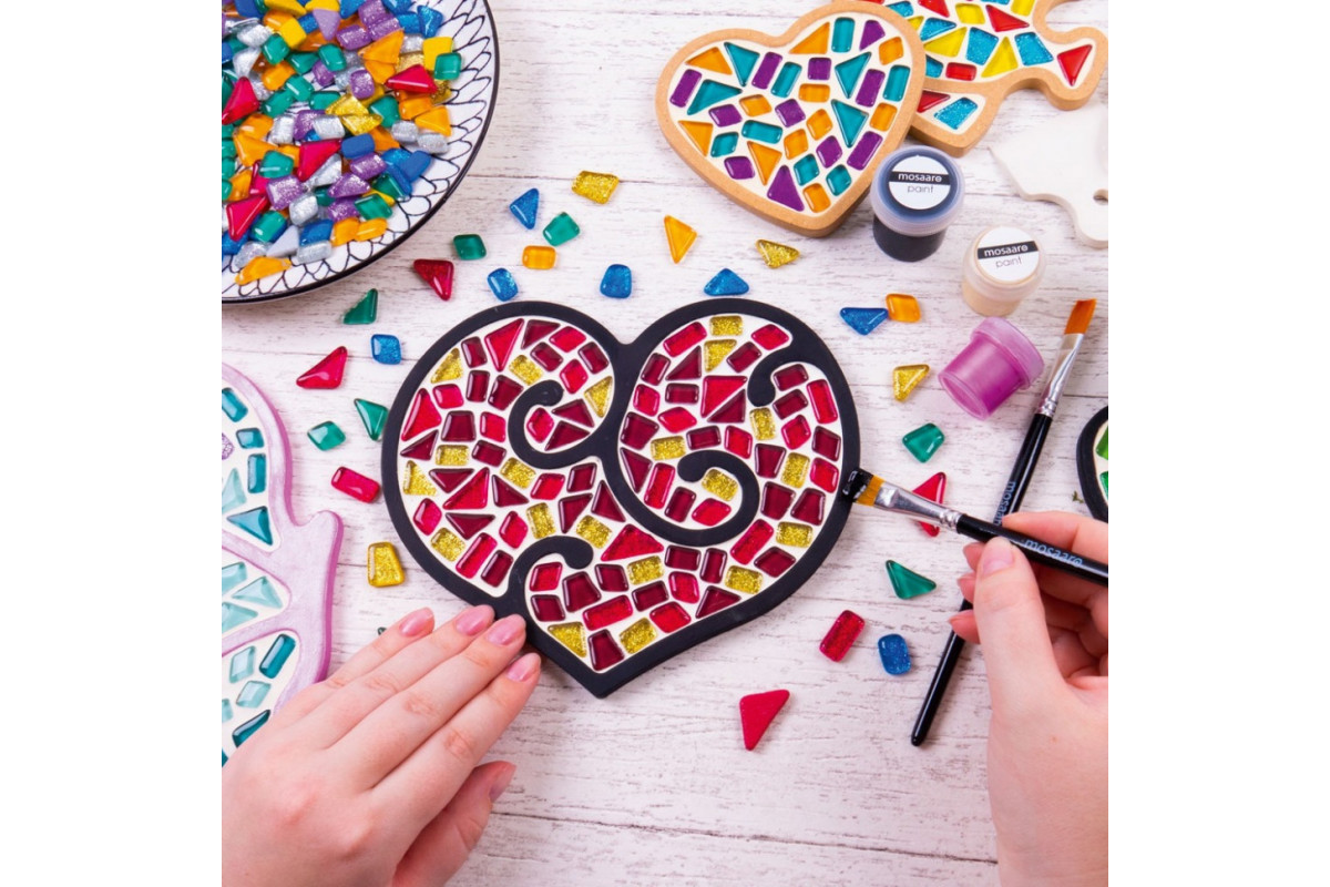 Детский набор для творчества хрустальная мозаика "Сердце" MA2005