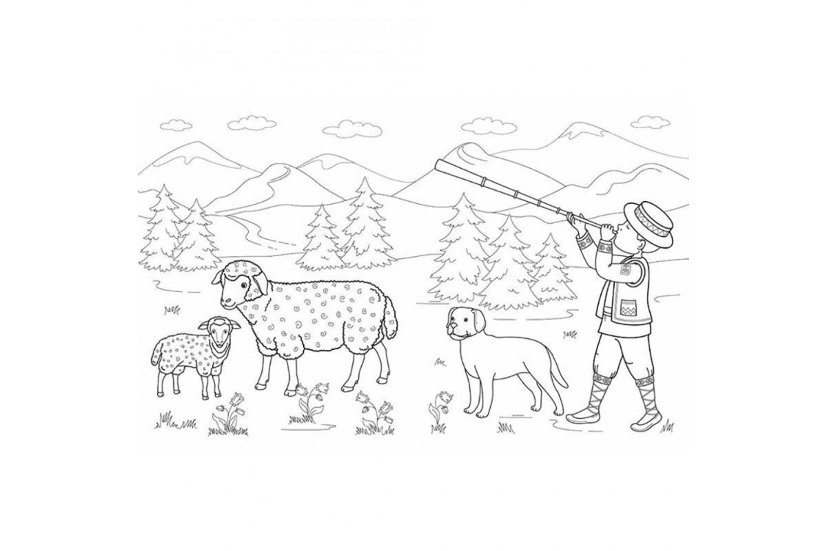 Велика книга розмальовок Україна 1736020, 64 сторінки