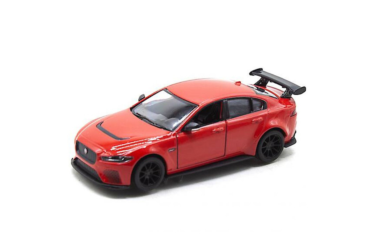 Машинка инерционная "Jaguar XE SV Project 8" KT5416W масштаб 1:36  Красный