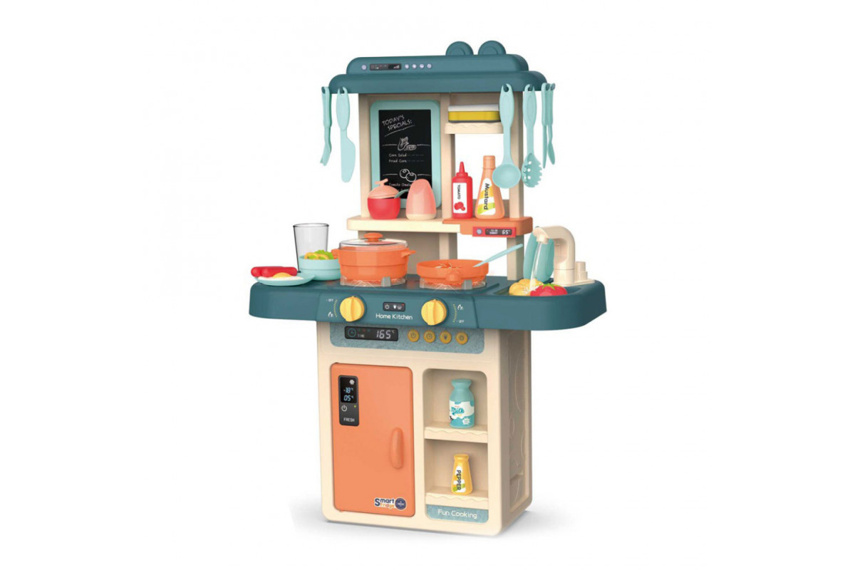 Детская игрушечная кухня 889-169 плита, мойка-льется вода, звук, свет