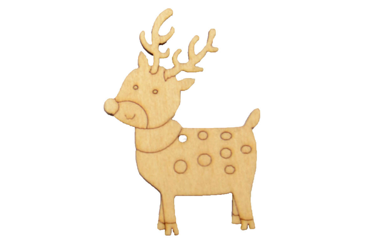 Набор для творчества новогодний Роспись акриловыми красками "Олень и пингвин" Умняшка НГ-002/2