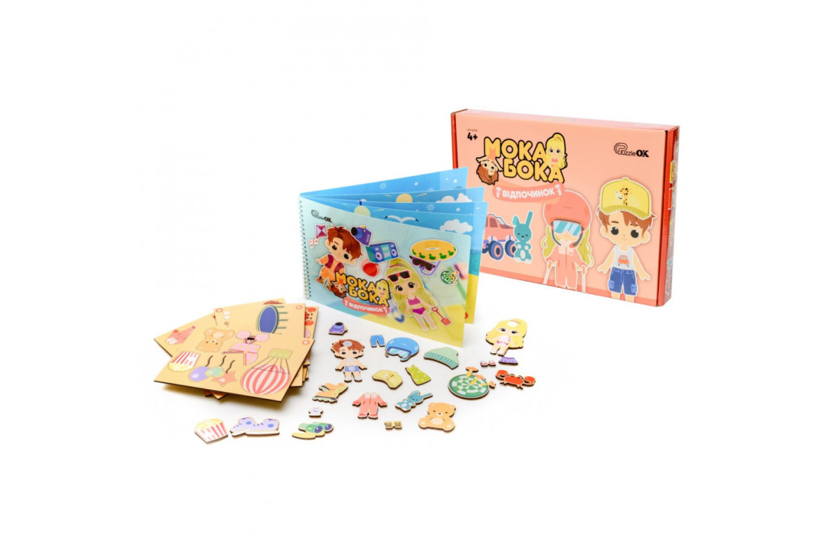 Розвиваюча іграшка "Мока Бока Відпочинок" Puz-88893, 59 деталей