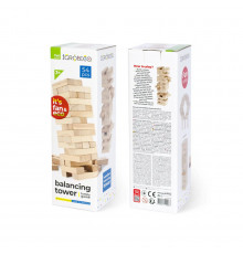 Настольная игра Дженга "Башня-балансир" Igroteco 900088 54 элемента