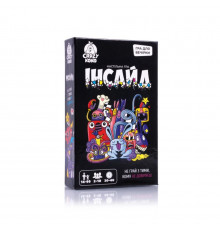 Карточная игра "Инсайд" VT5903-03, 50 карточек, правила игры