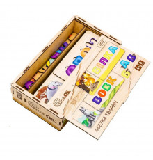 Развивающая деревянная игрушка-пазл Азбука животных Puz-91768