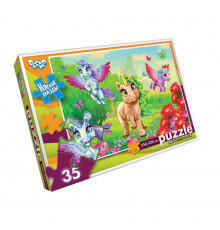 Мягкие пазлы "Единороги" S35-10-06, 35 элементов