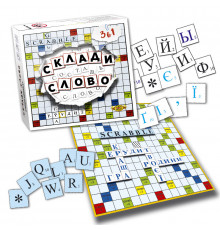 Настольная игра "Составь слово. Эрудит (Scrabble)" MKM0316 от 4-х лет