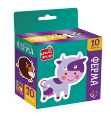 Детский набор магнитов "Ферма" VT3106-36, 10 магнитов