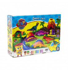 Набір для творчості "Тісто для ліплення" Master Do" Динозавр-6 TMD-10-04U з інструментами