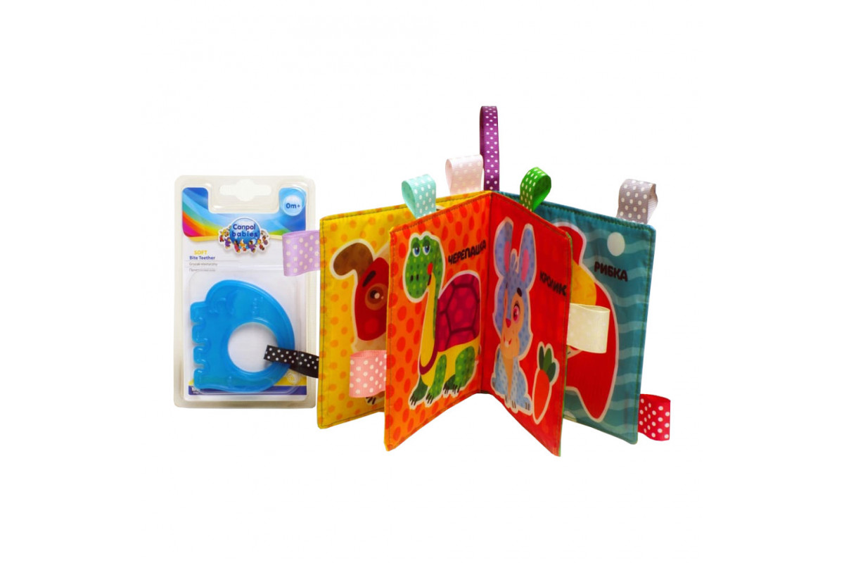 М'яка книжка-шуршалка "Котик" Книжковий хмарочос 403785 з прорізувачем