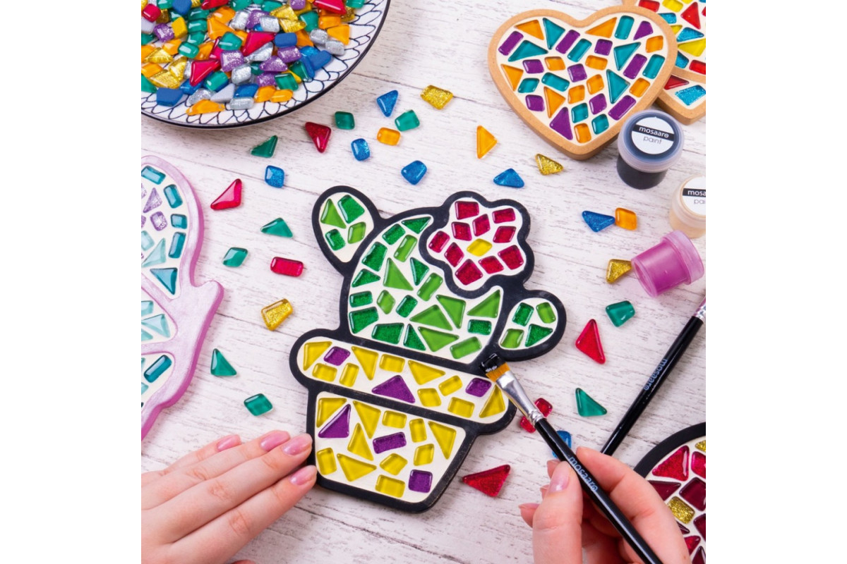 Детский набор для творчества хрустальная мозаика "Кактус" MA2006