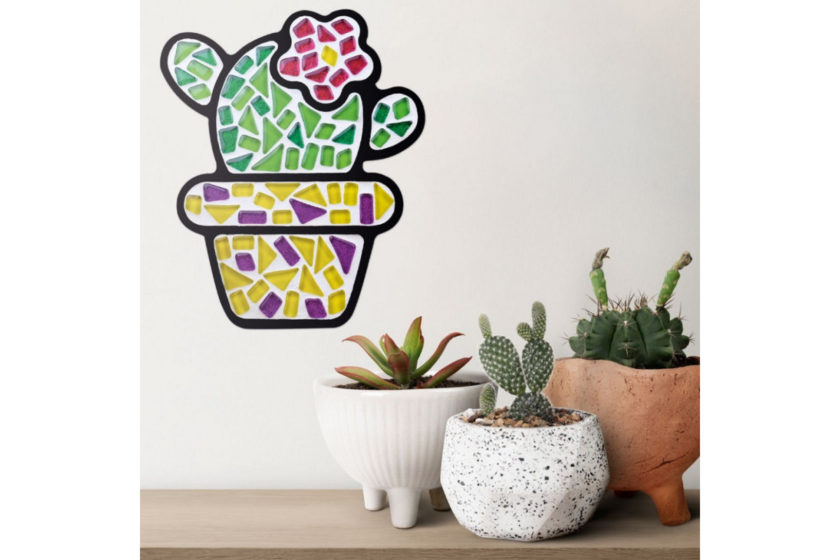 Детский набор для творчества хрустальная мозаика "Кактус" MA2006