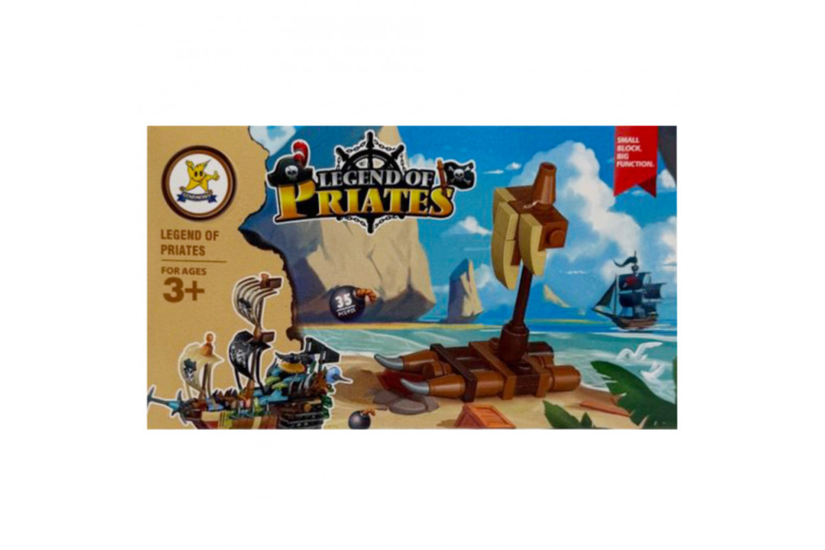 Конструктор детский "Legend of Priates" SM194B-1, 35 деталей