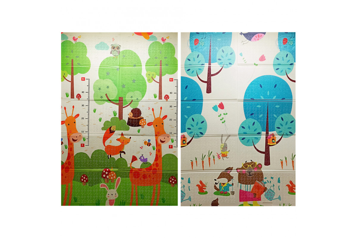 Детский Термоковрик двусторонний складной K6601-5, 180 х 120 х 0,8 см