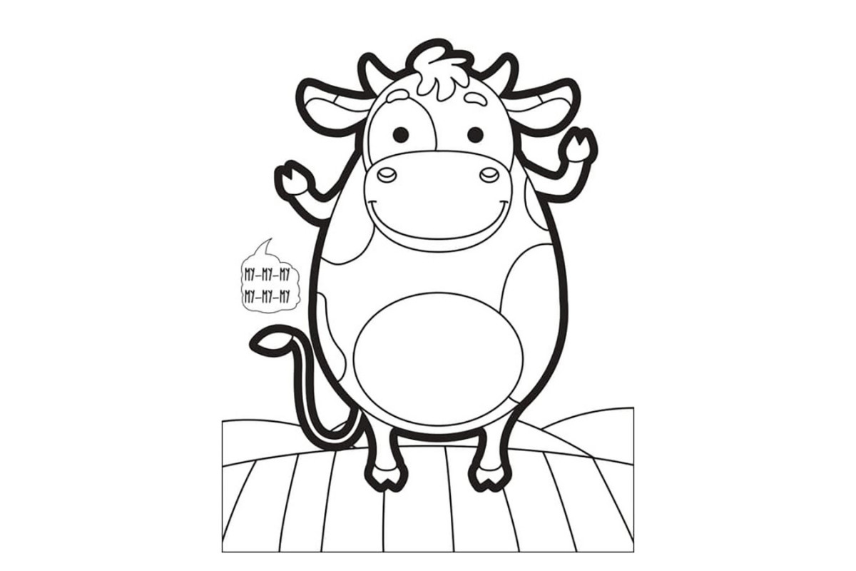 Дитяча книжка-розмальовка "Хто сказав кукуріку?" Книжковий Хмарочос 404027, 8 сторінок