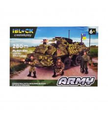 Конструктор Армия IBLOCK PL-921-430, 3 фигурки военных Вид 1