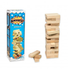 Развлекательная игра "Джанга" 30770, 54 бруска, деревянная, на украинском языке