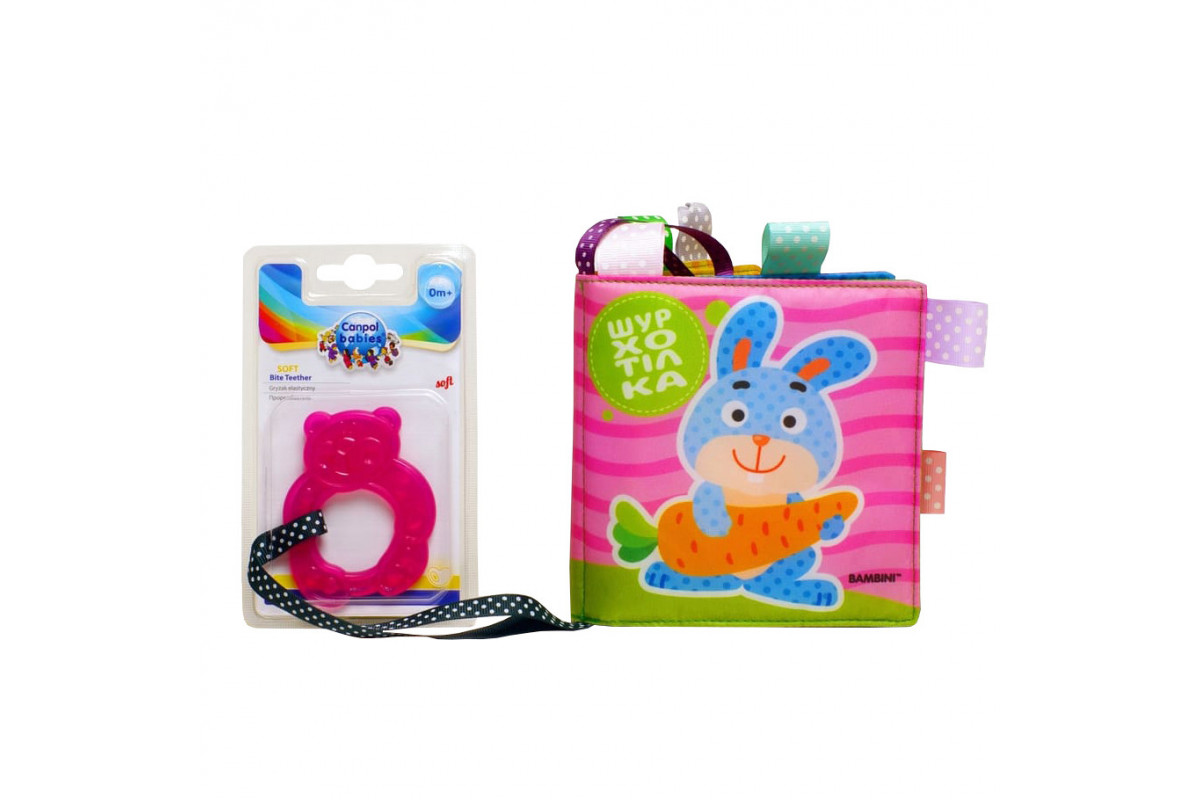 М'яка книжка-шуршалка "Зайчик" Книжковий хмарочос 403761 з прорізувачем