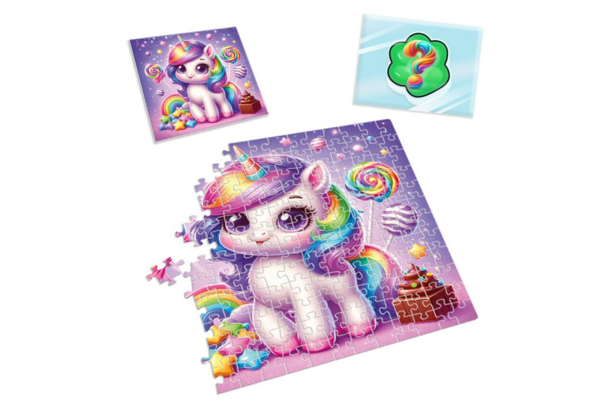 Детские пазлы с сюрпризом "Единорожка"2 VT8030-02, 180 деталей
