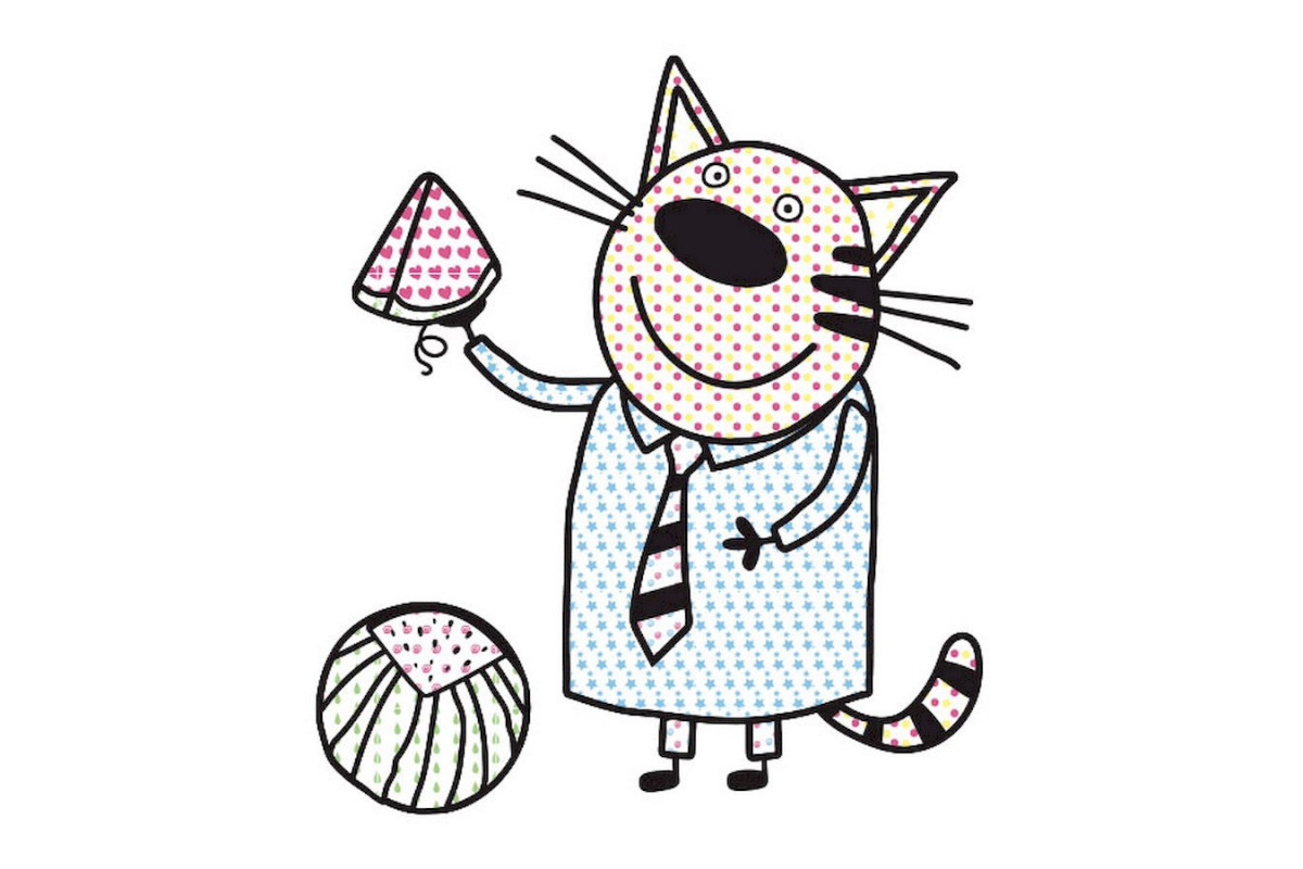 Водяная раскраска Три Кота. Пляж 1370007 Цветной Буль