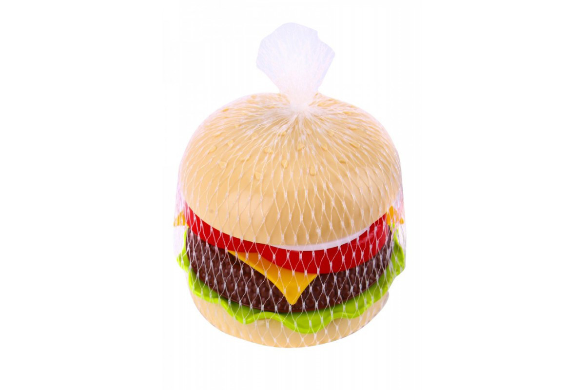 Дитяча іграшка "Гамбургер-пірамідка" ТехноК 8690TXK, 7 деталей