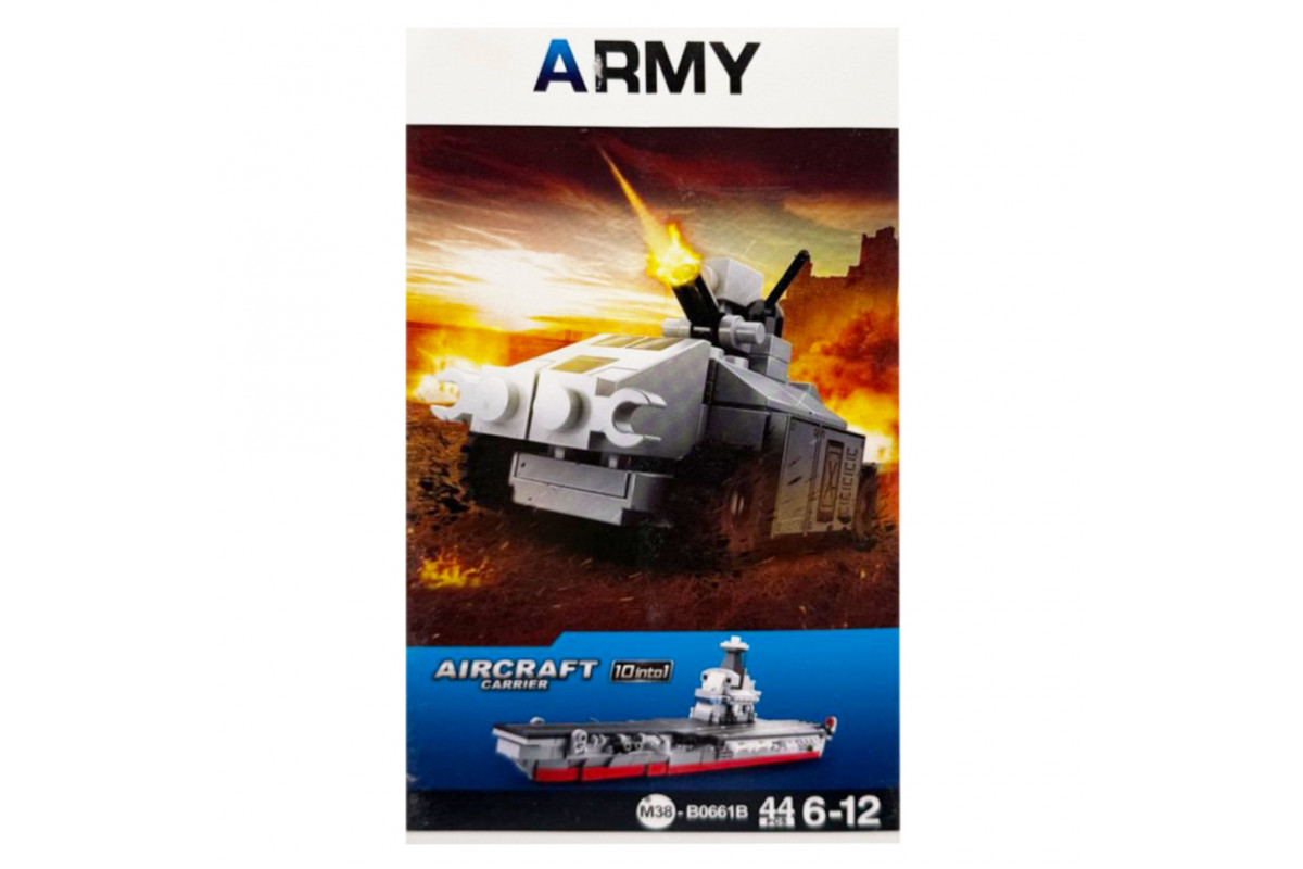 Детский конструктор "Aircraft carrier" M38-B0661-2, 44 детали