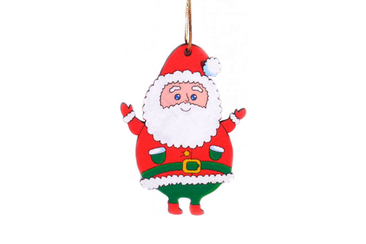 Набор для творчества новогодний Роспись акриловыми красками "Святой Николай и Снеговик" Умняшка НГ-022/1