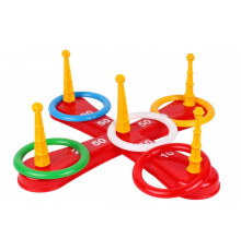 Детская игра Кольцеброс 3404TXK, 5 колец
