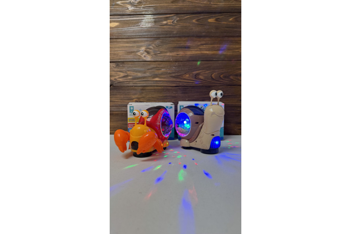 Детская Интерактивная игрушка "Краб" PL-724-21(Red) музыка, песни