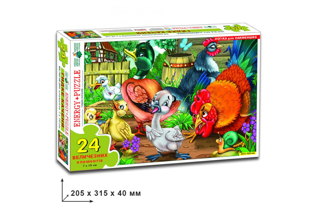 Игра-пазл "Гадкий утенок"  Упаковка: коробка 82159 24 эл