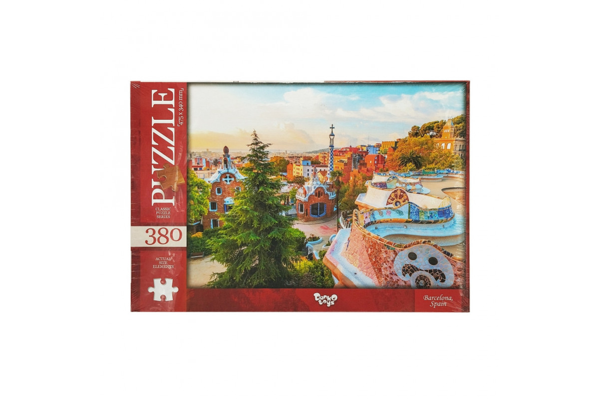 Классические пазлы "Barcelona, Spain" C380-07-06, 380 элементов