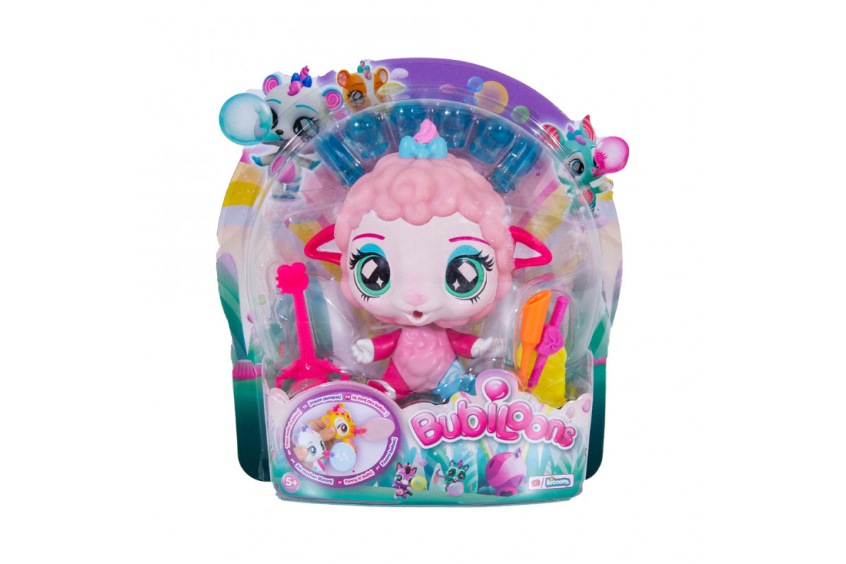 Ігровий набір Овечка Пінки Bubiloons 85572 фігурка, аксесуари, кульки