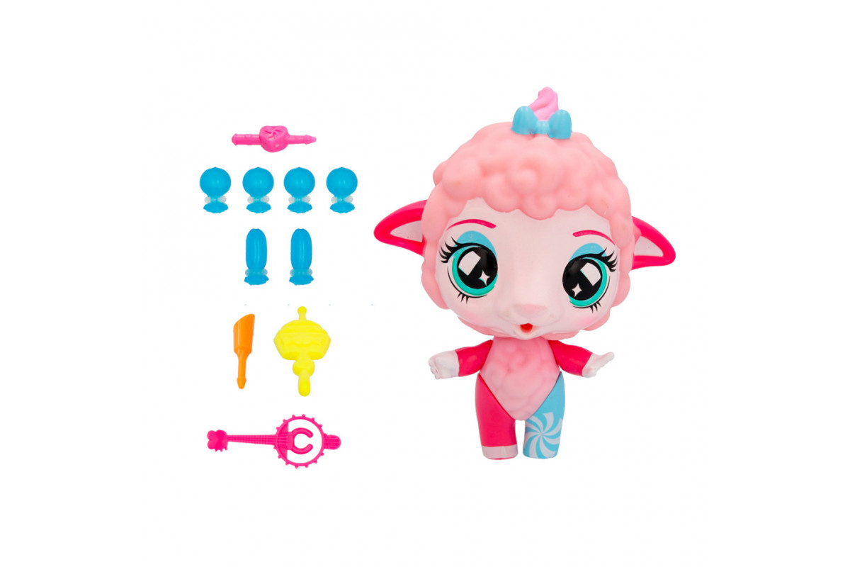 Ігровий набір Овечка Пінки Bubiloons 85572 фігурка, аксесуари, кульки