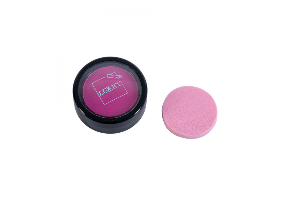 Дитяча пудрова крейда для волосся T11917 зі спонжем, рожевий