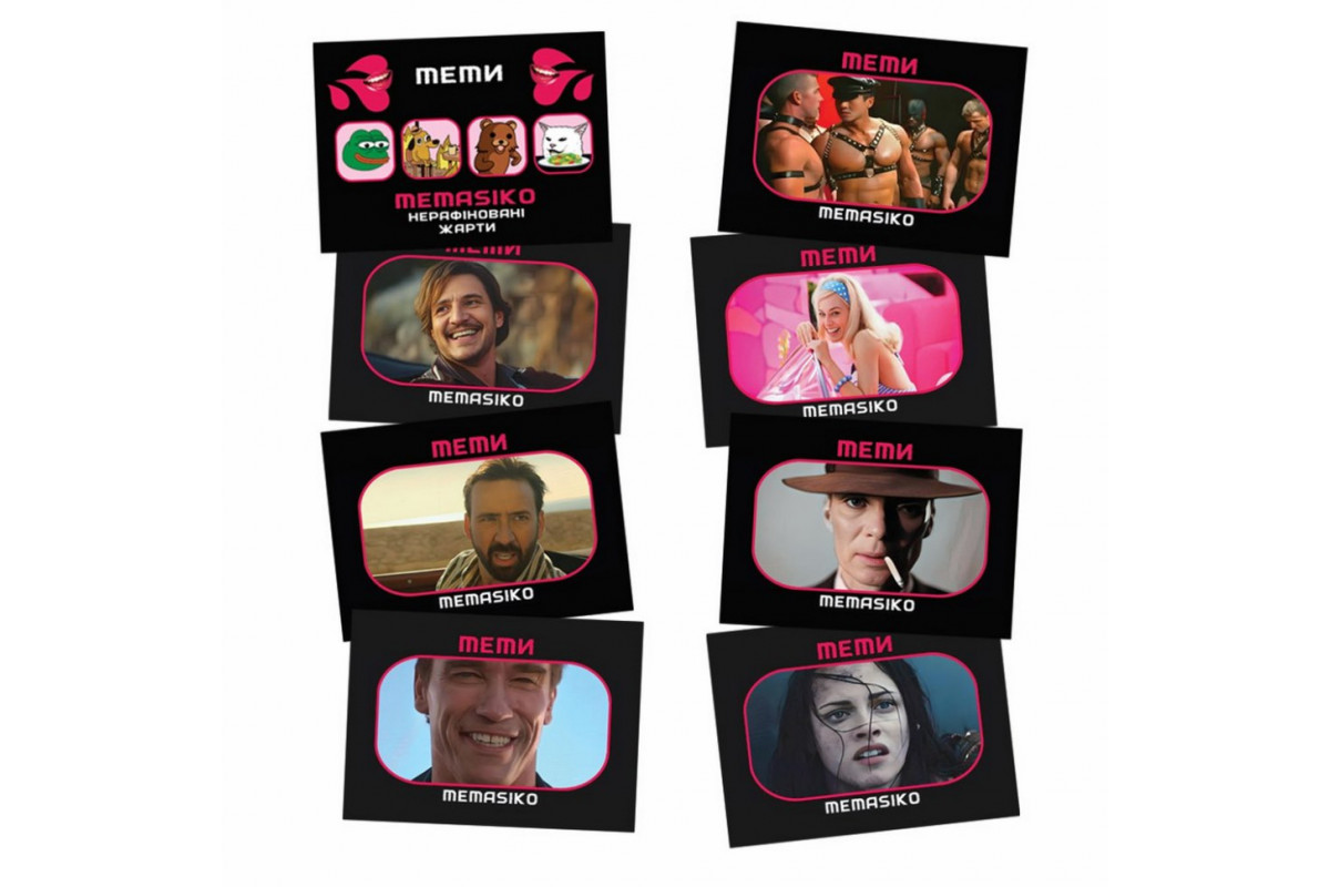 Настольная игра с мемами "Memasiko. Нерафинированные шутки" PLR-0024