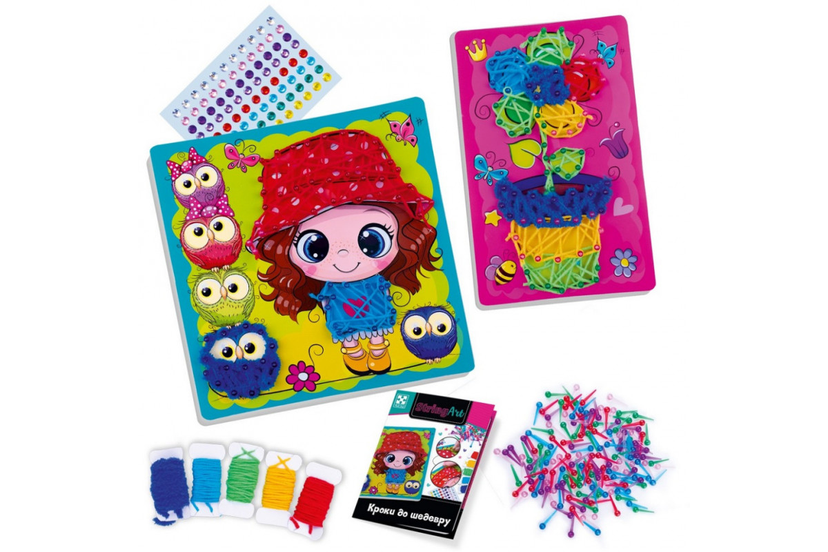 Дитячий набір для творчості "Сонячна прогулянка" VT4501-20, 160 декоративних булавок