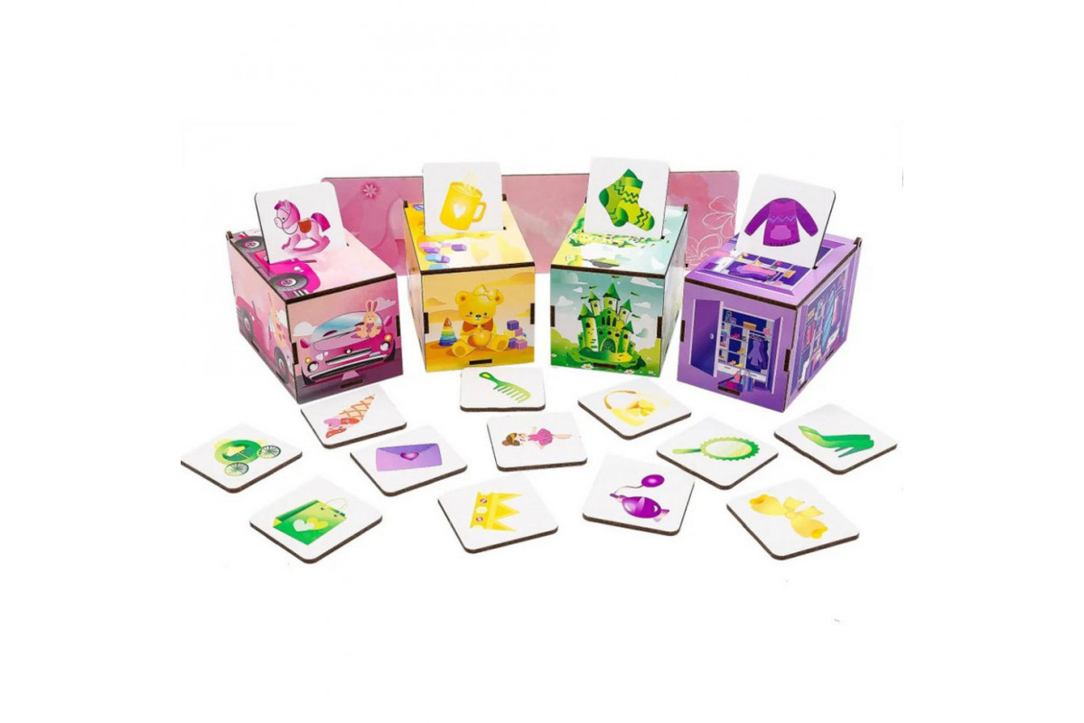 Деревянная настольная игра Монтессори Принцесса Puz-89737