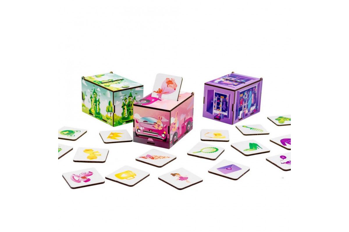 Деревянная настольная игра Монтессори Принцесса Puz-89737